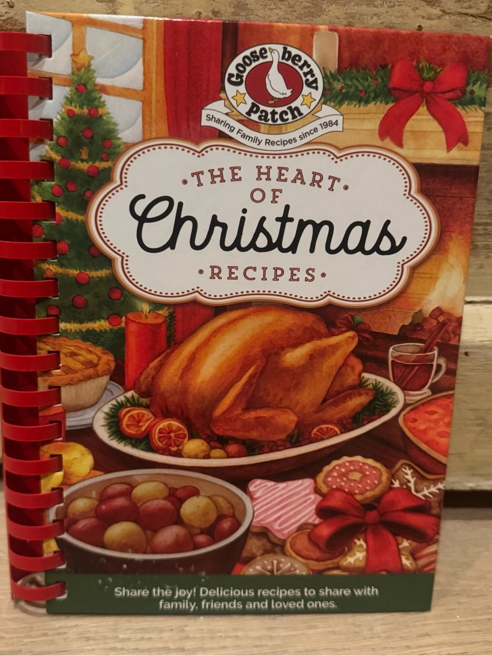 Gooseberry Patch 2025 The Heart of Christmas Recipes Cookbook Holiday Country